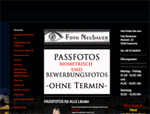 Tablet Screenshot of foto-neubauer.com